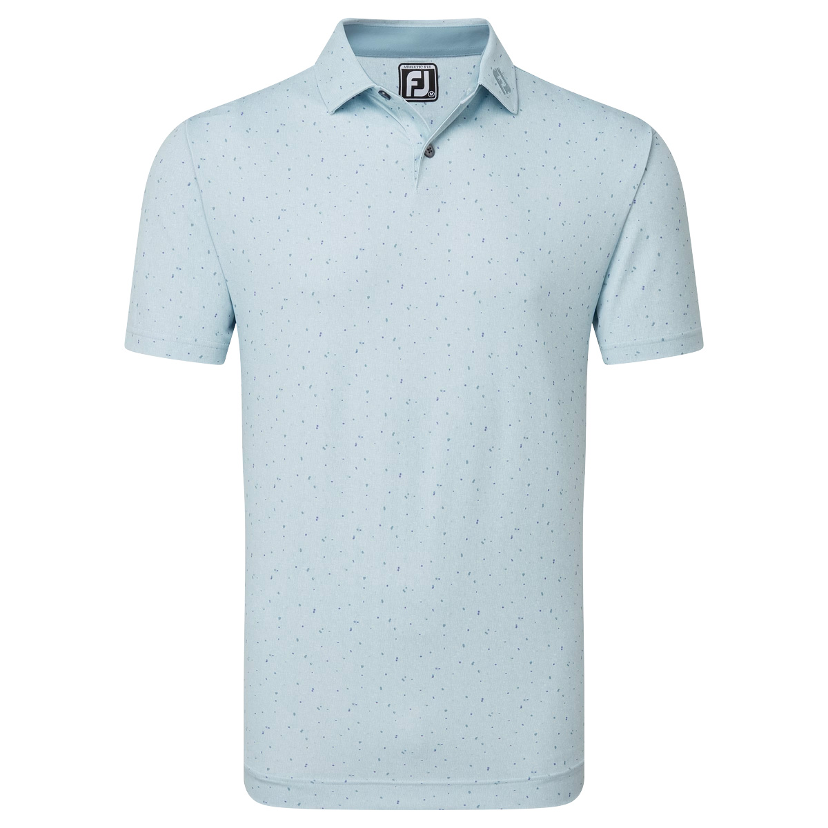 FootJoy EU Tweed Texture Mens Golf Polo Shirt  - Mist