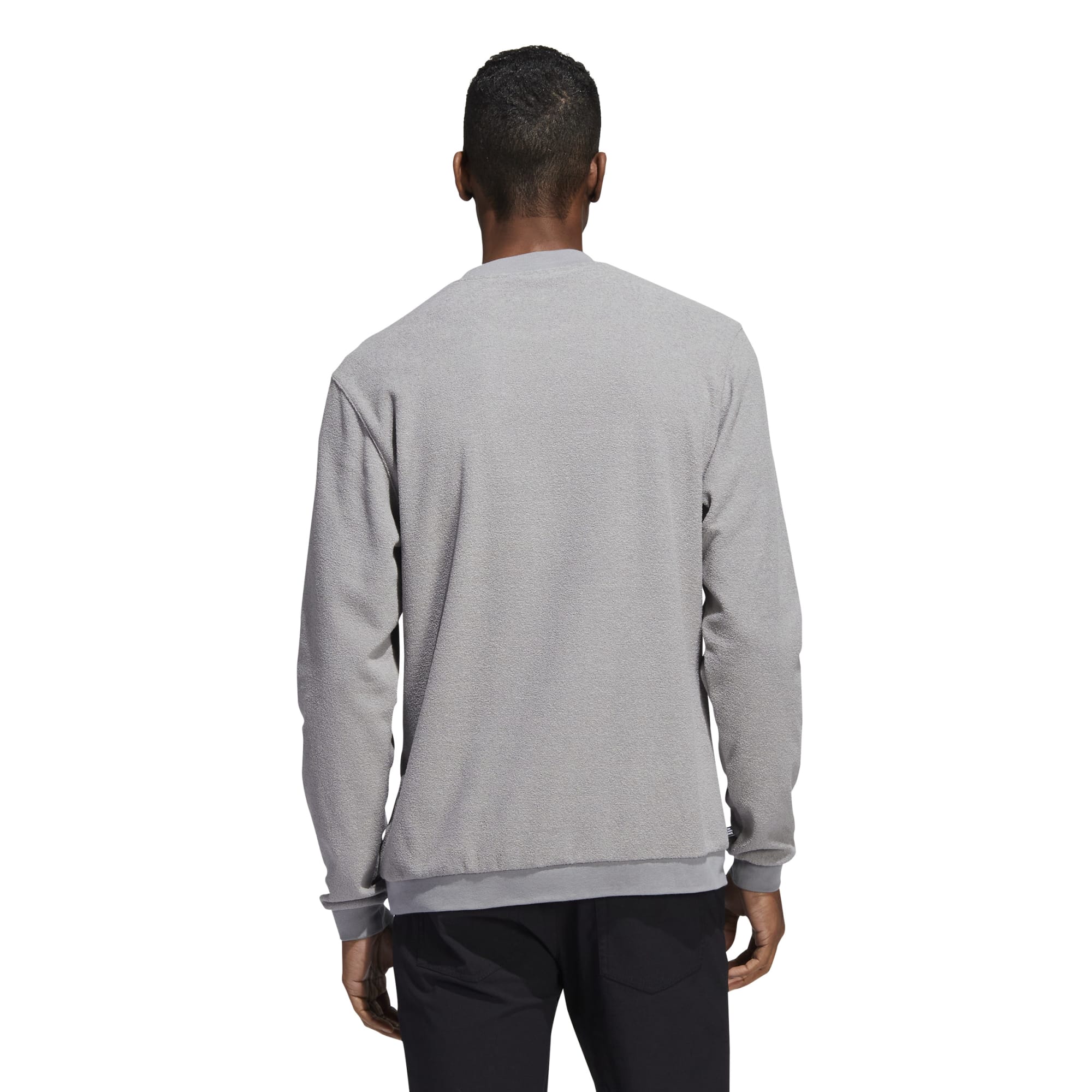 adidas Golf Core Crew Neck Sweater Pullover  - Grey Three