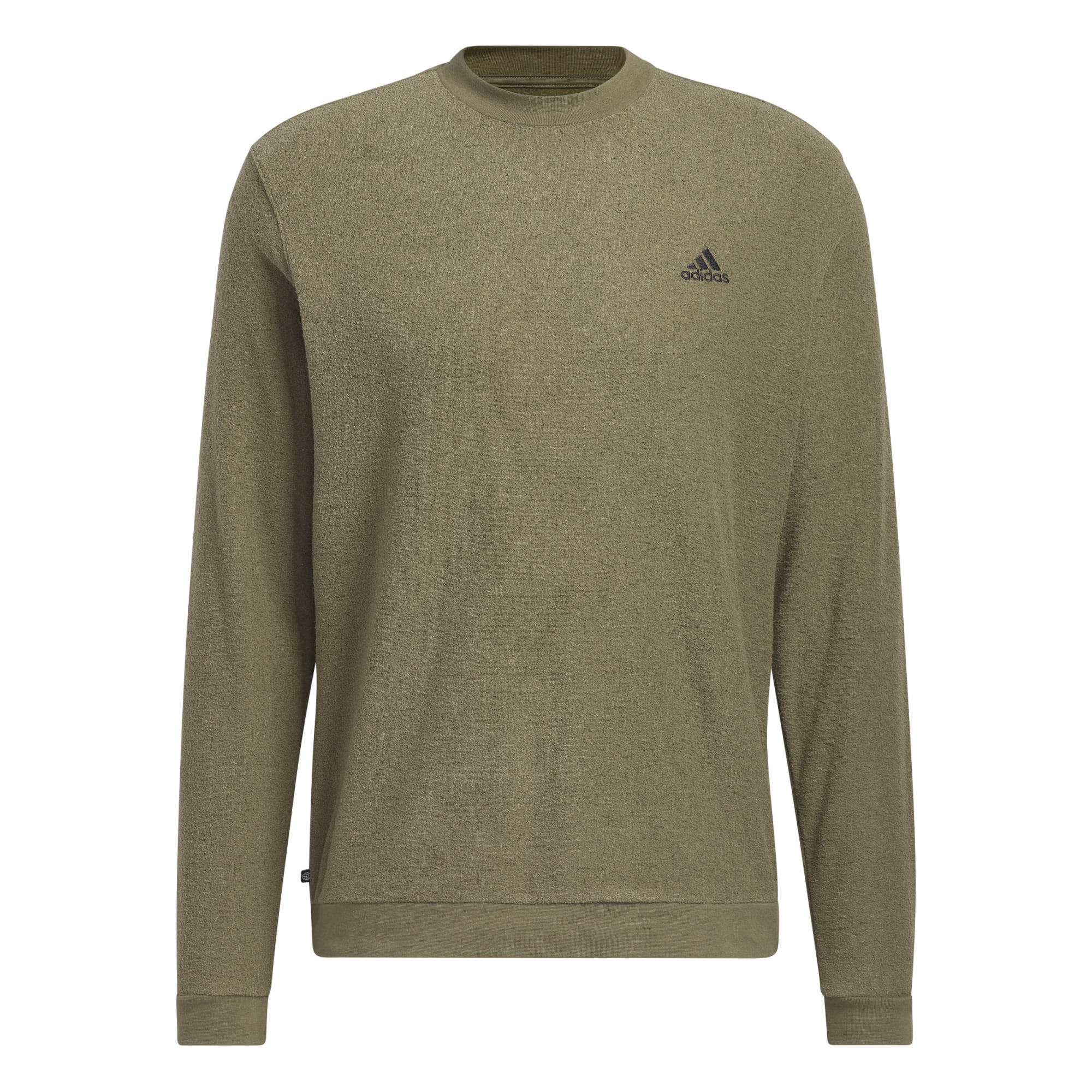 adidas Golf Core Crew Neck Sweater Pullover  - Olive Strata