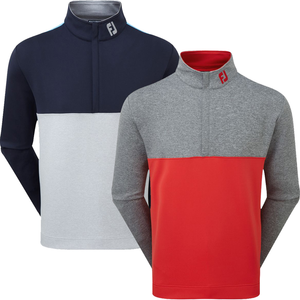 New Look 1/4 zip funnel neck in black