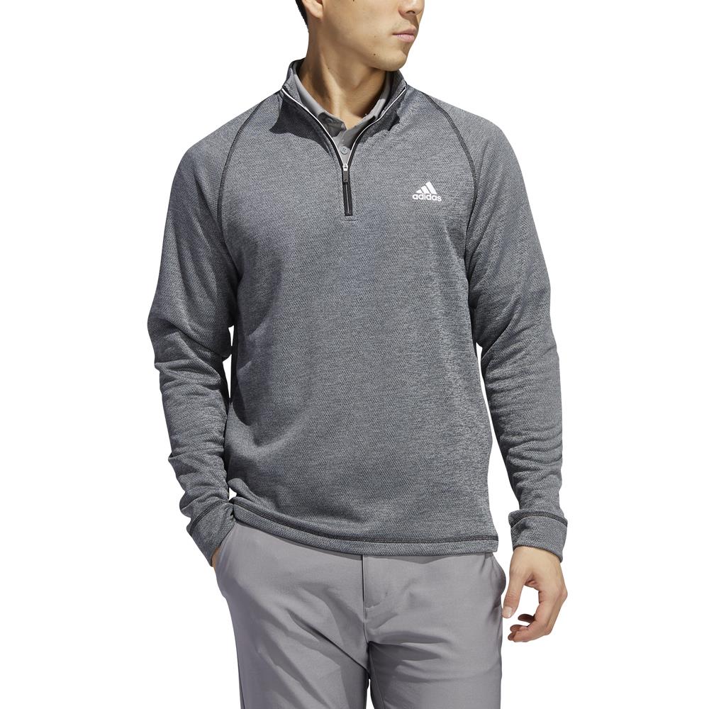 adidas Golf Midweight Quarter Zip Mock Neck Mens Sweatshirt / New 2020