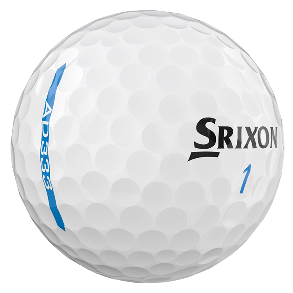 Srixon AD333 12 Golf Ball Pack  - Pure White