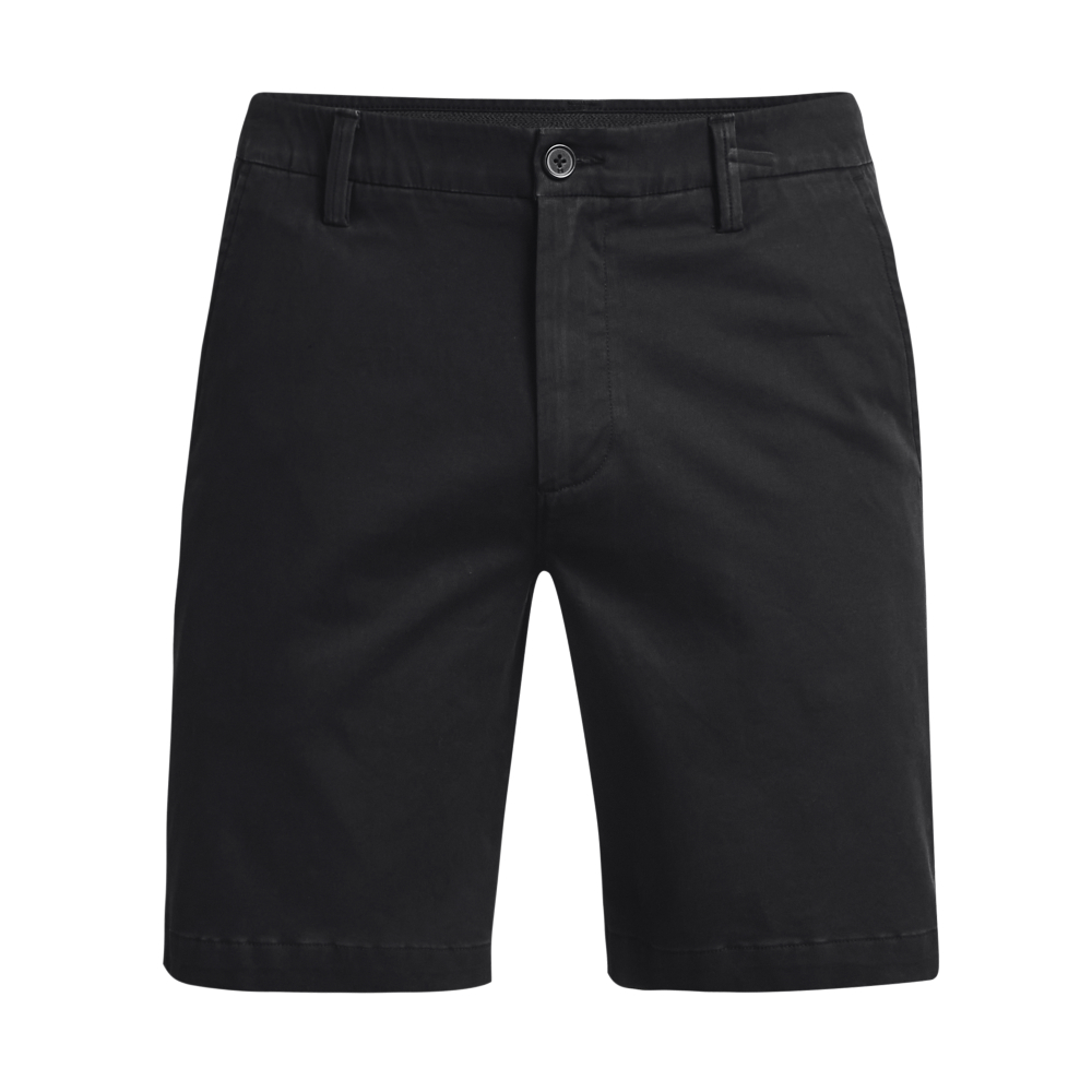 Under Armour Mens UA Chino Golf Shorts  - Black