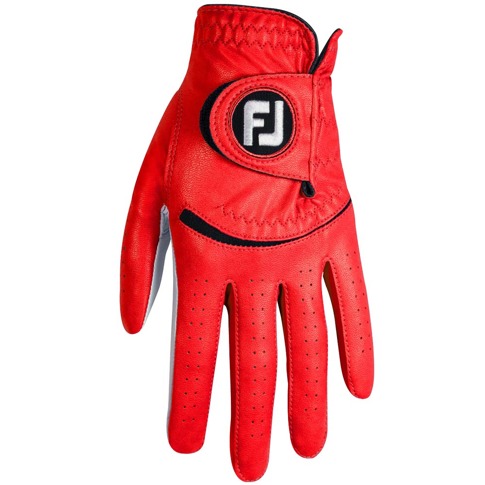 FootJoy Mens Spectrum Leather Golf Glove MLH  - Red