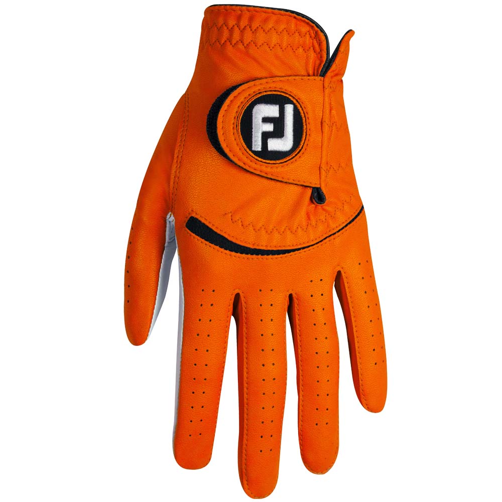 FootJoy Mens Spectrum Leather Golf Glove MLH  - Orange