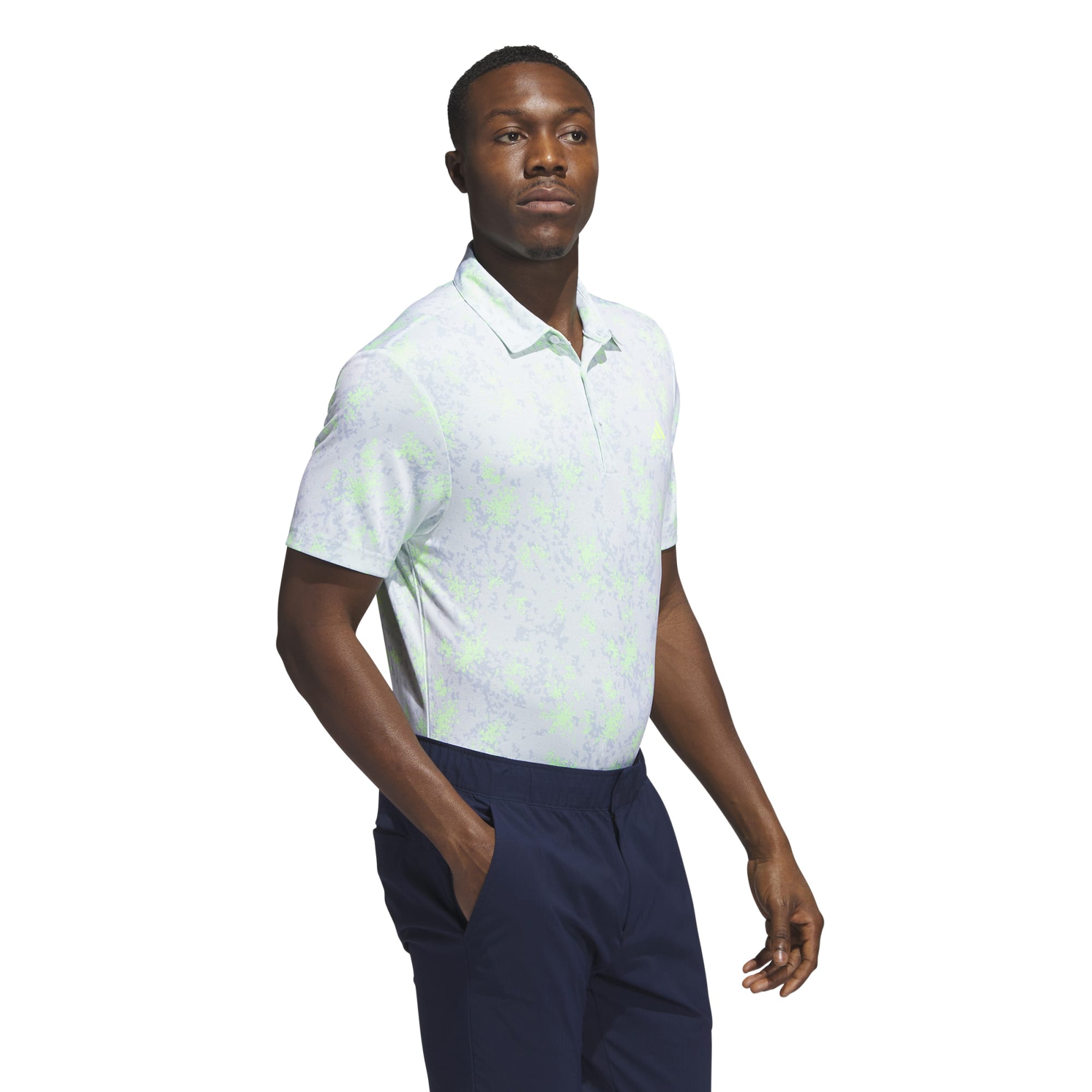 adidas Golf Burst Jacquard Mens Polo Shirt 