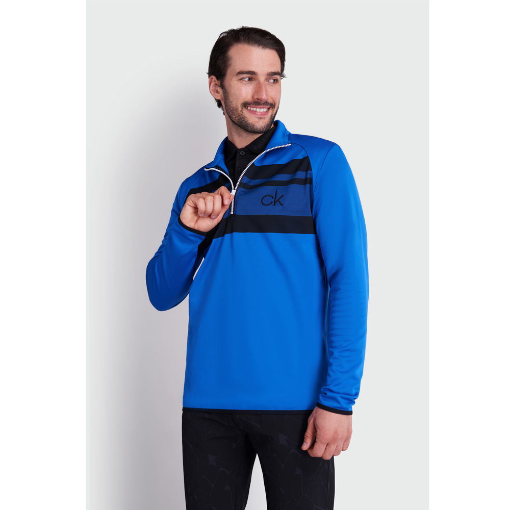 Calvin Klein Golf Taylor Half Zip Lightweight Breathable Sweater Mid Layer 