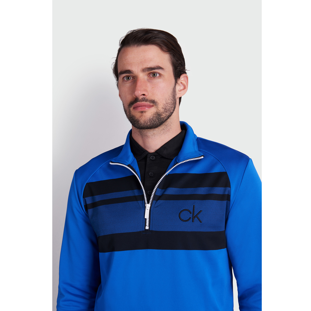 Calvin Klein Golf Taylor Half Zip Lightweight Breathable Sweater Mid Layer 