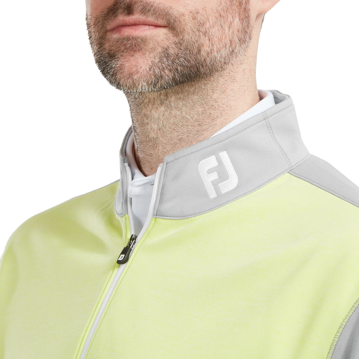 FootJoy Heather Colour Block Chill-Out Mens Golf Pullover 