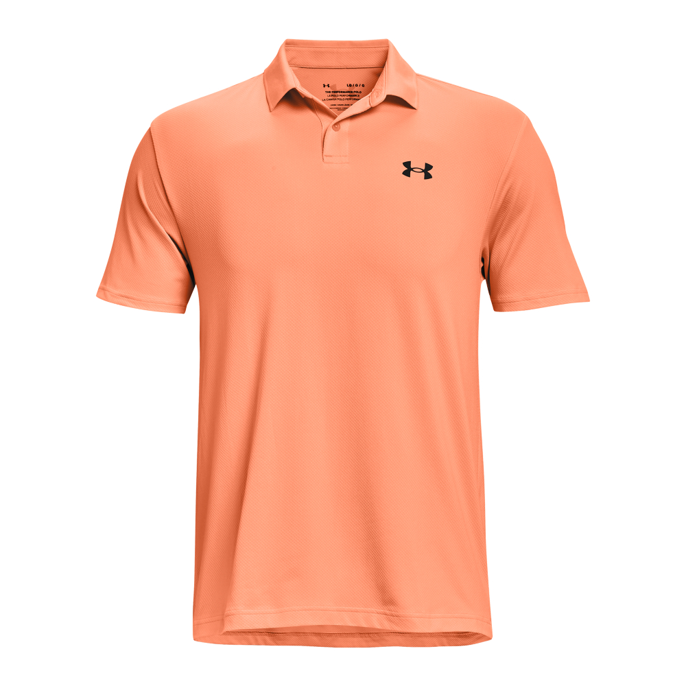 Under Armour Performance 2.0 Mens Golf Polo Shirt  - Afterglow