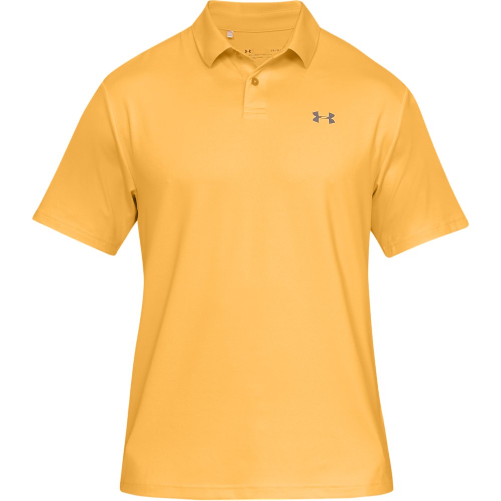 under armour orange golf shirt