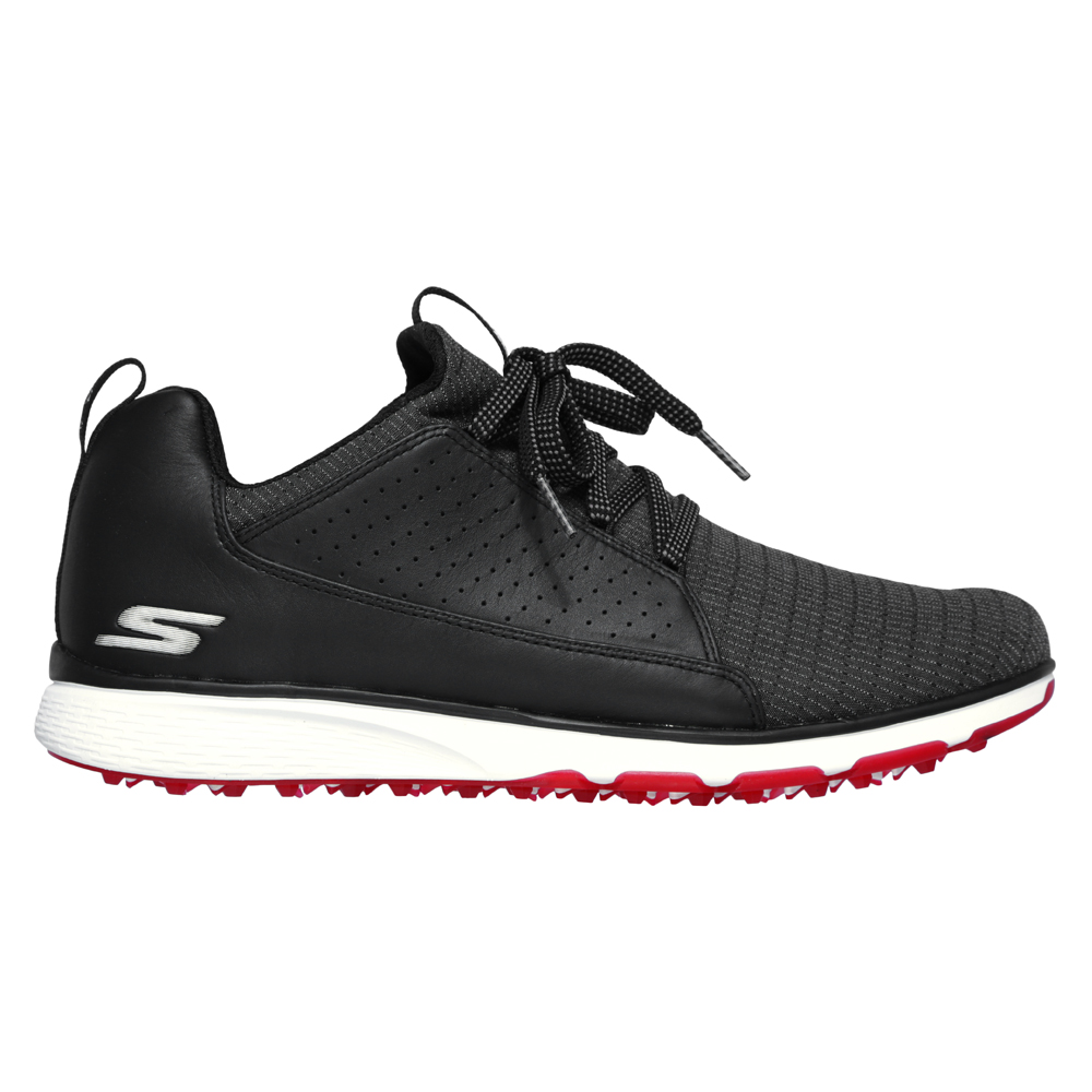 black and red skechers