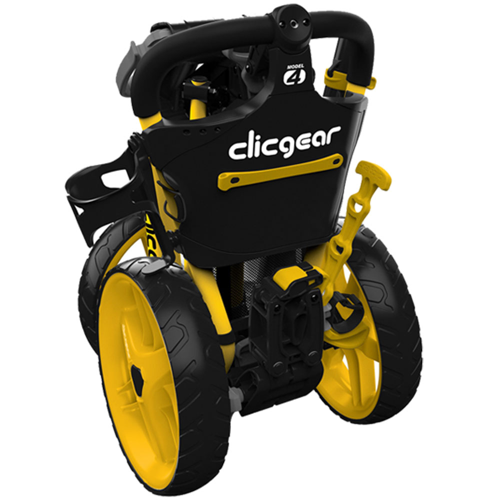 ClicGear 4.0 Golf Trolley Push Cart  - Yellow