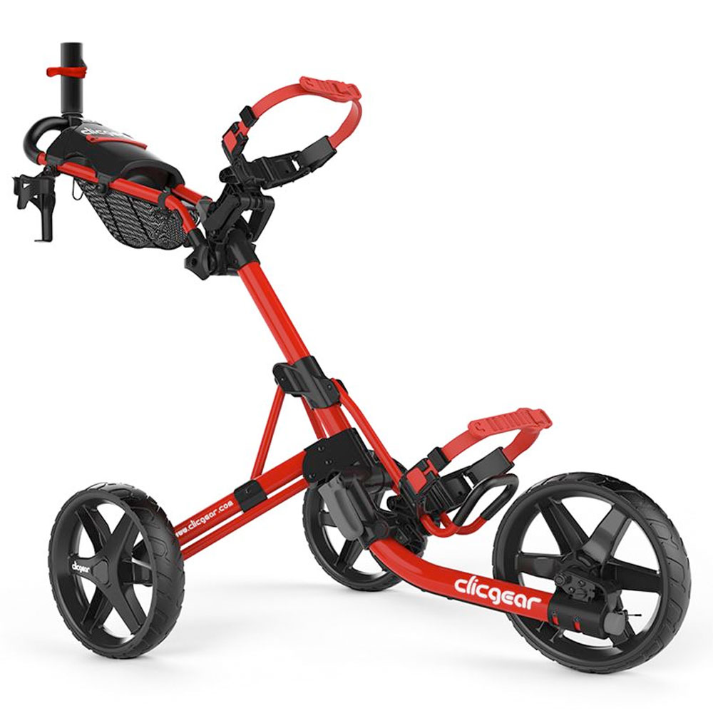 ClicGear 4.0 Golf Trolley Push Cart  - Matt Red