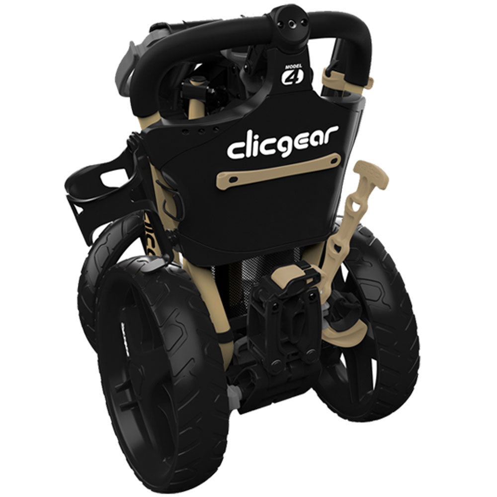 ClicGear 4.0 Golf Trolley Push Cart  - Army Brown