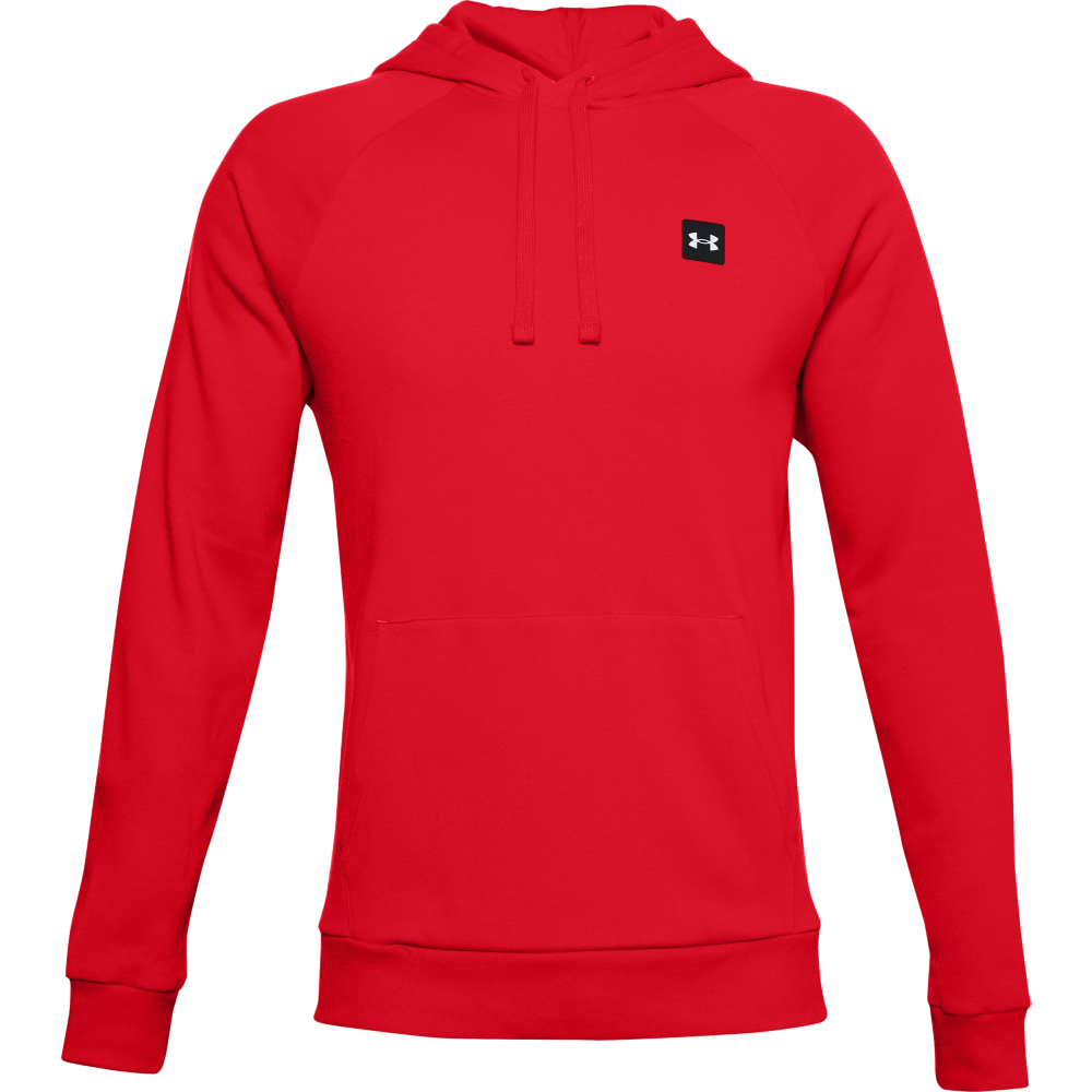 Under Armour Mens UA Rival Fleece Hoodie  - Red
