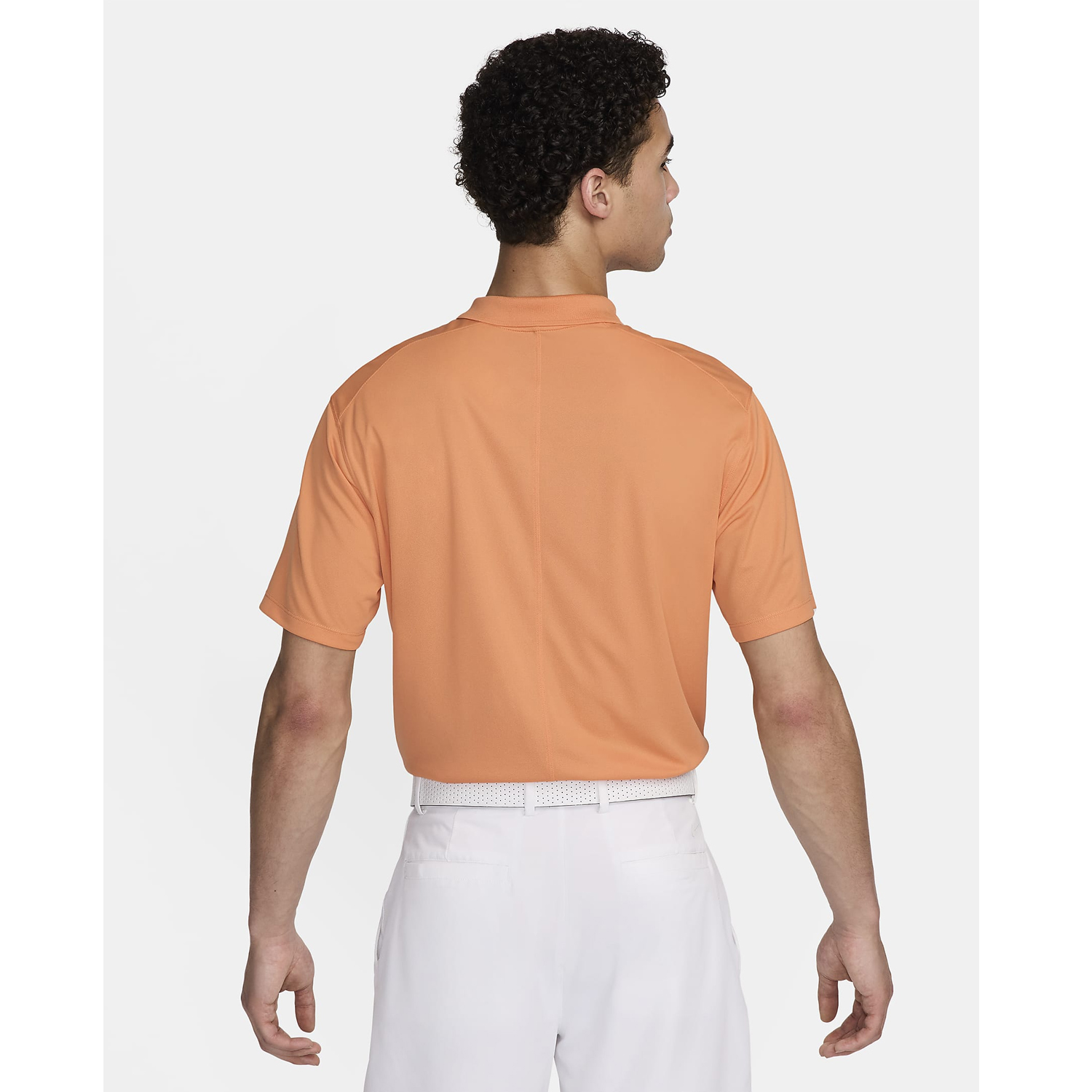 Nike Golf Dri-Fit Victory Solid Mens Polo Shirt  - Orange Trance