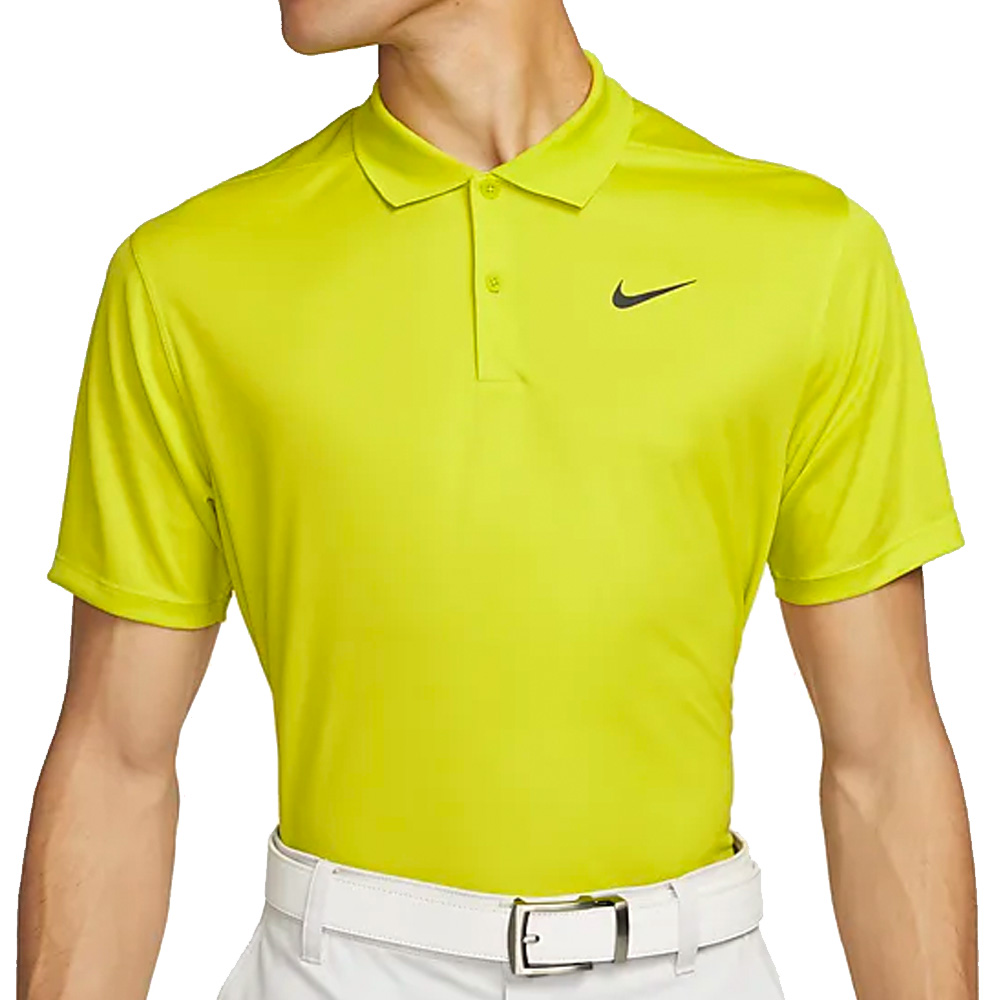 Nike Golf Dri-Fit Victory Solid Mens Polo Shirt  - Bright Cactus