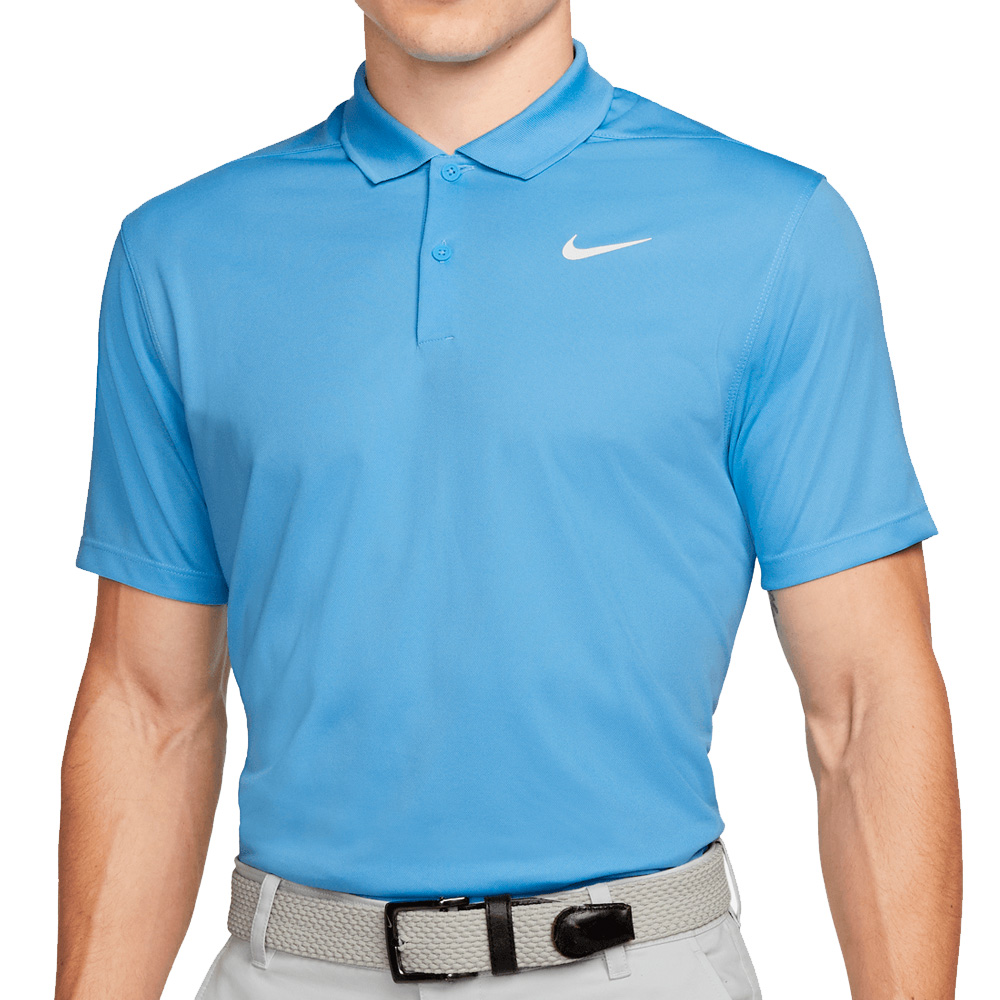 Nike Golf Dri-Fit Victory Solid Mens Polo Shirt  - University Blue