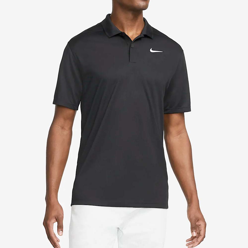 Nike Golf Dri-Fit Victory Solid Mens Polo Shirt  - Black