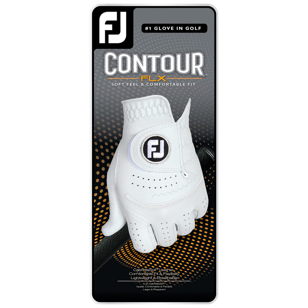 FootJoy ContourFLX Golf Glove White - MLH 