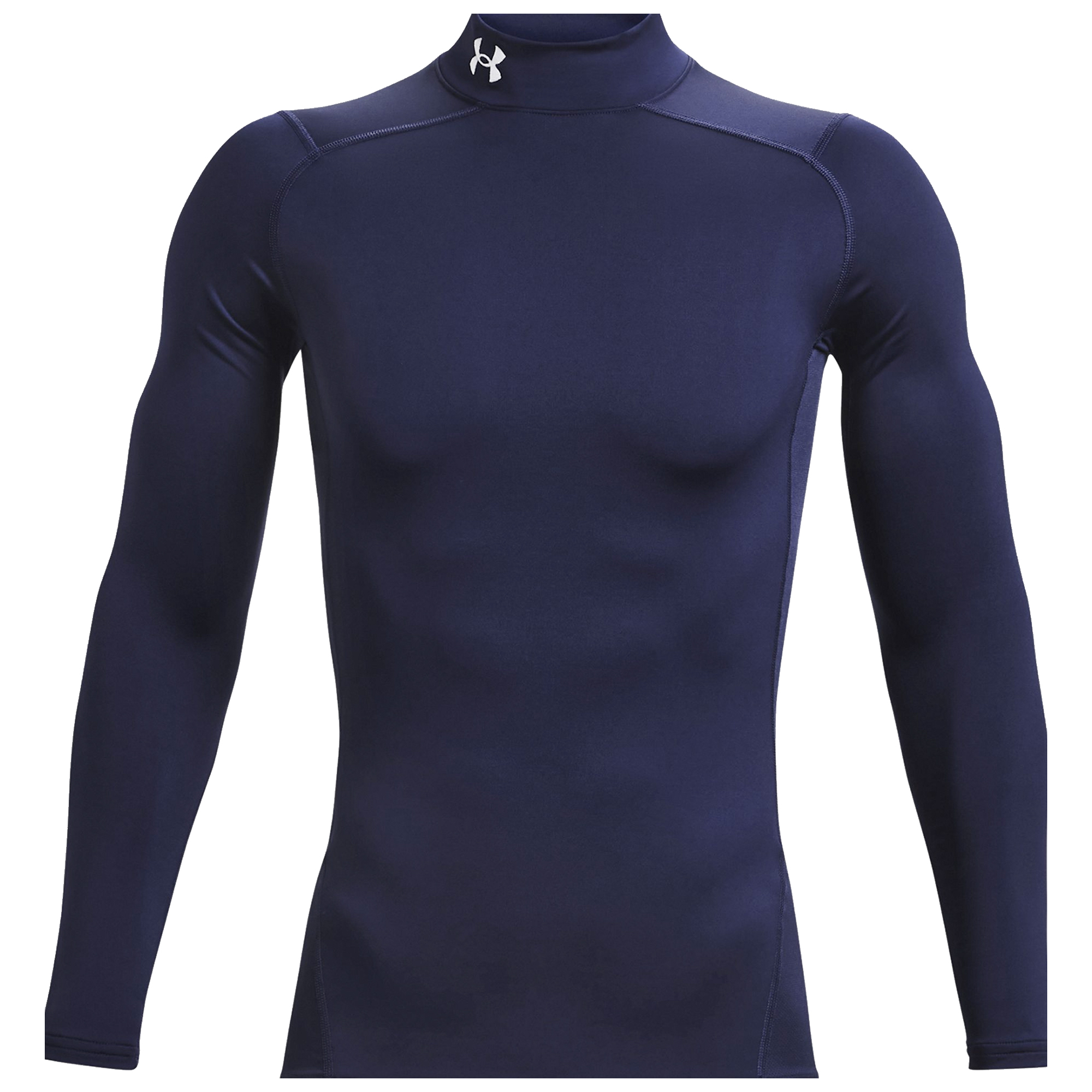 Under Armour Mens ColdGear Compression Mock Base Layer  - Midnight Navy