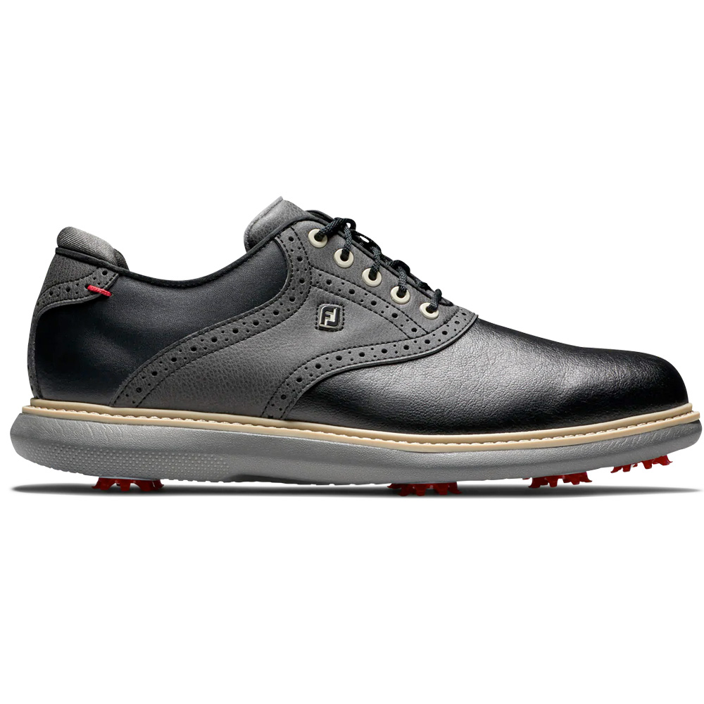 FootJoy Traditions Mens Golf Shoes  - Black