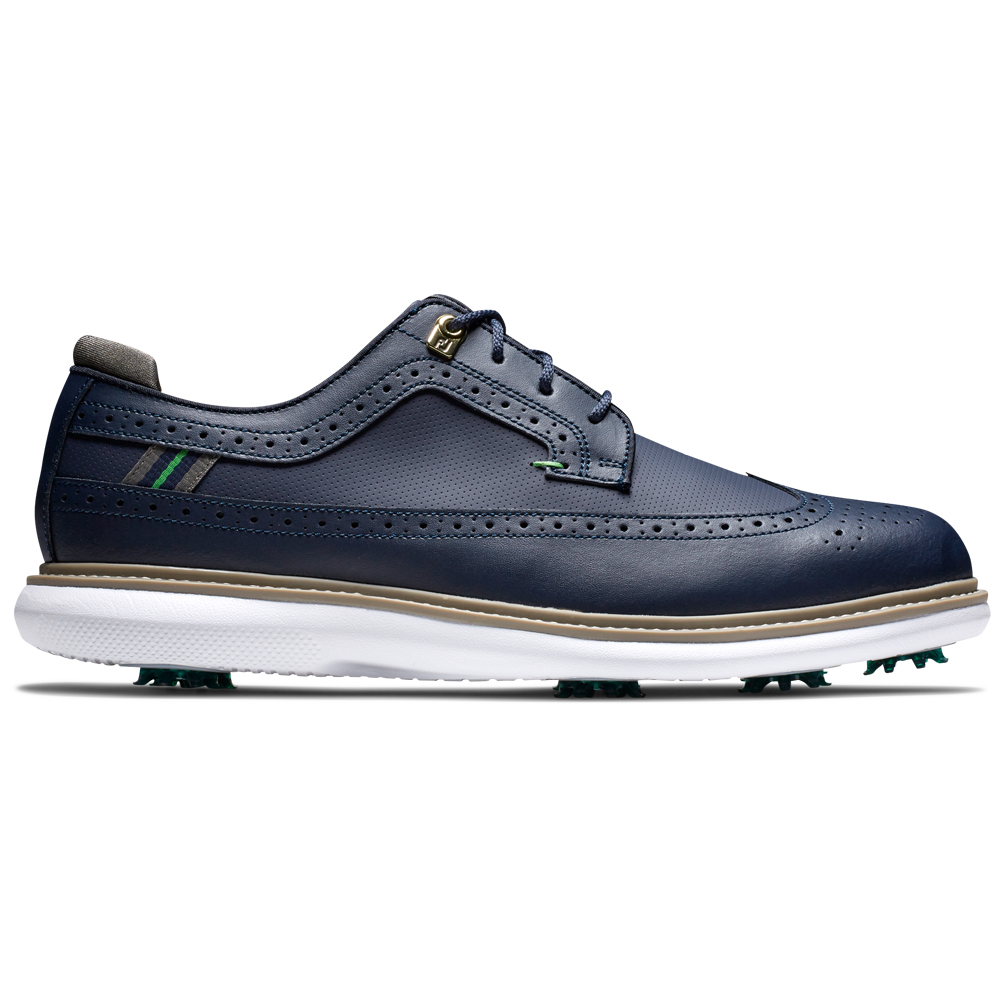 FootJoy Traditions Mens Golf Shoes  - Navy - Shield Tip