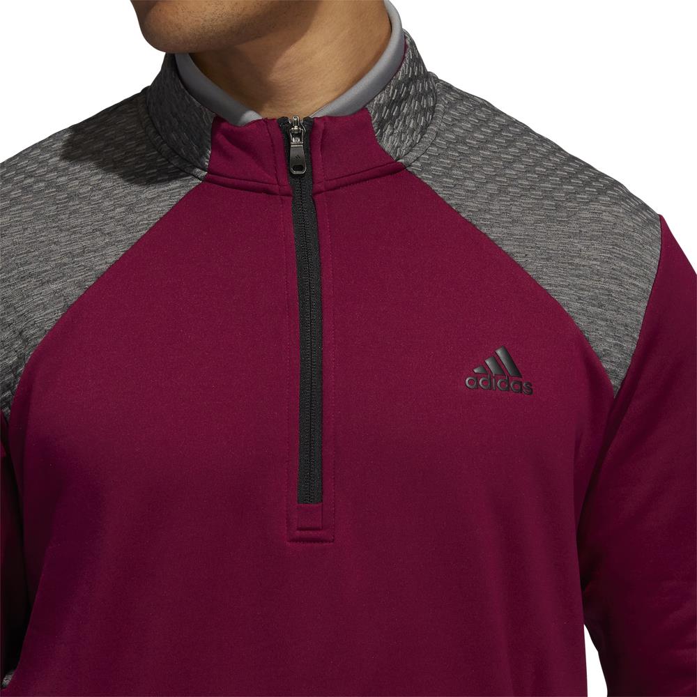 adidas Golf Mens COLD.RDY Quarter Zip Pullover 