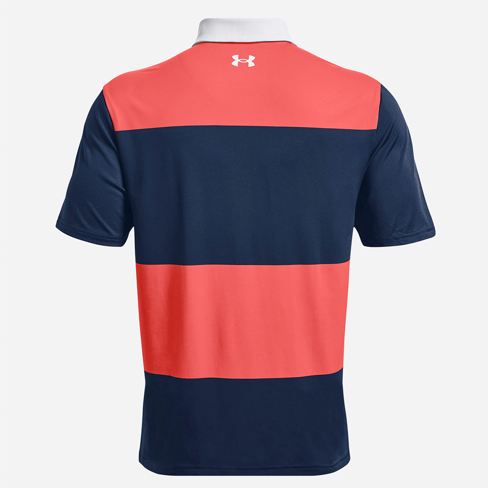 Under Armour Mens UA Golf Playoff 2.0 Polo Shirt  - Rush Red/Academy