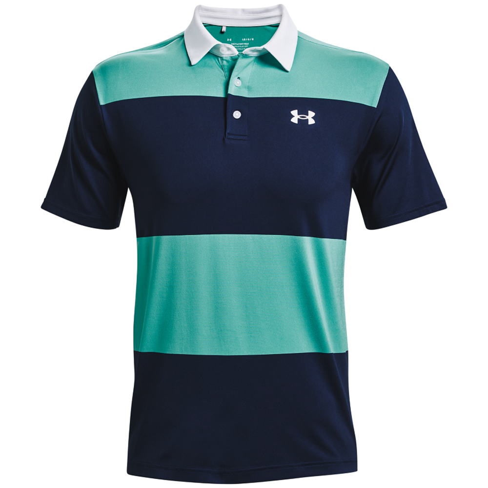 Under Armour Mens UA Golf Playoff 2.0 Polo Shirt  - Neptune/Academy