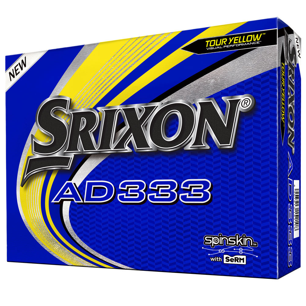 Srixon AD333 Golf Balls  - Tour Yellow