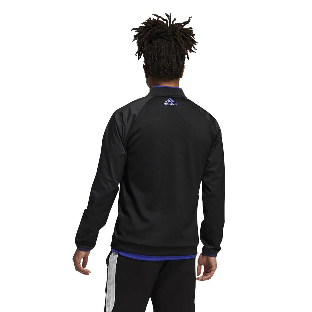 adidas Golf Primeblue 1/4 Zip Layering Sweatshirt Pullover  - Semi Night Flash