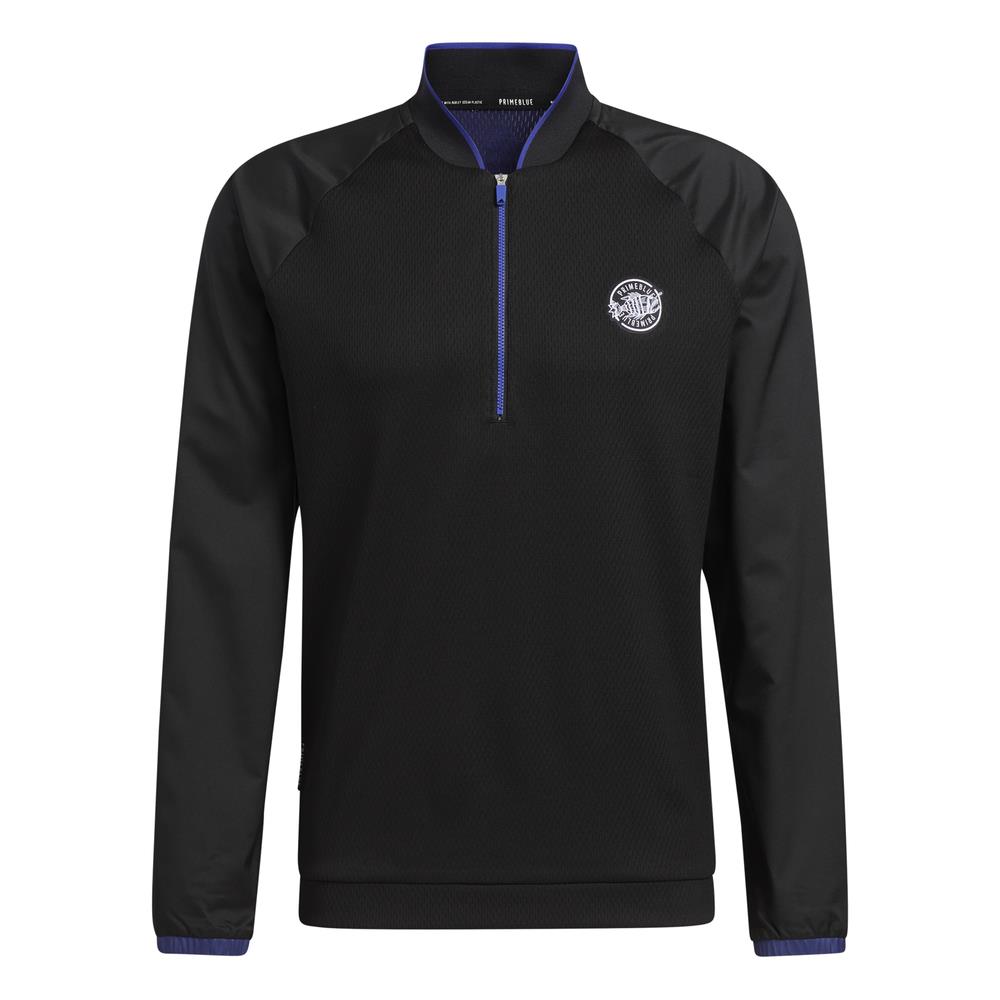 adidas Golf Primeblue 1/4 Zip Layering Sweatshirt Pullover  - Semi Night Flash