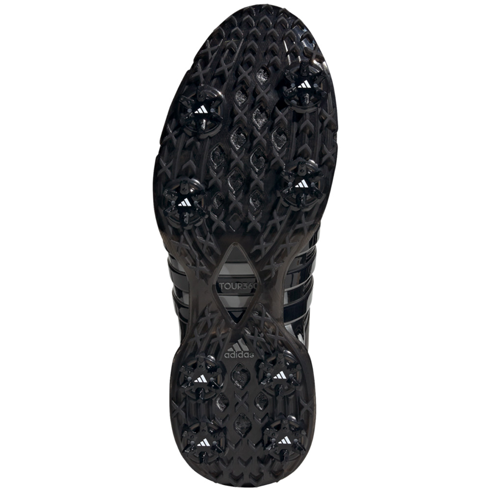 adidas Mens Tour 360 XT Waterproof Golf Shoes - Medium Width  - Black/Black