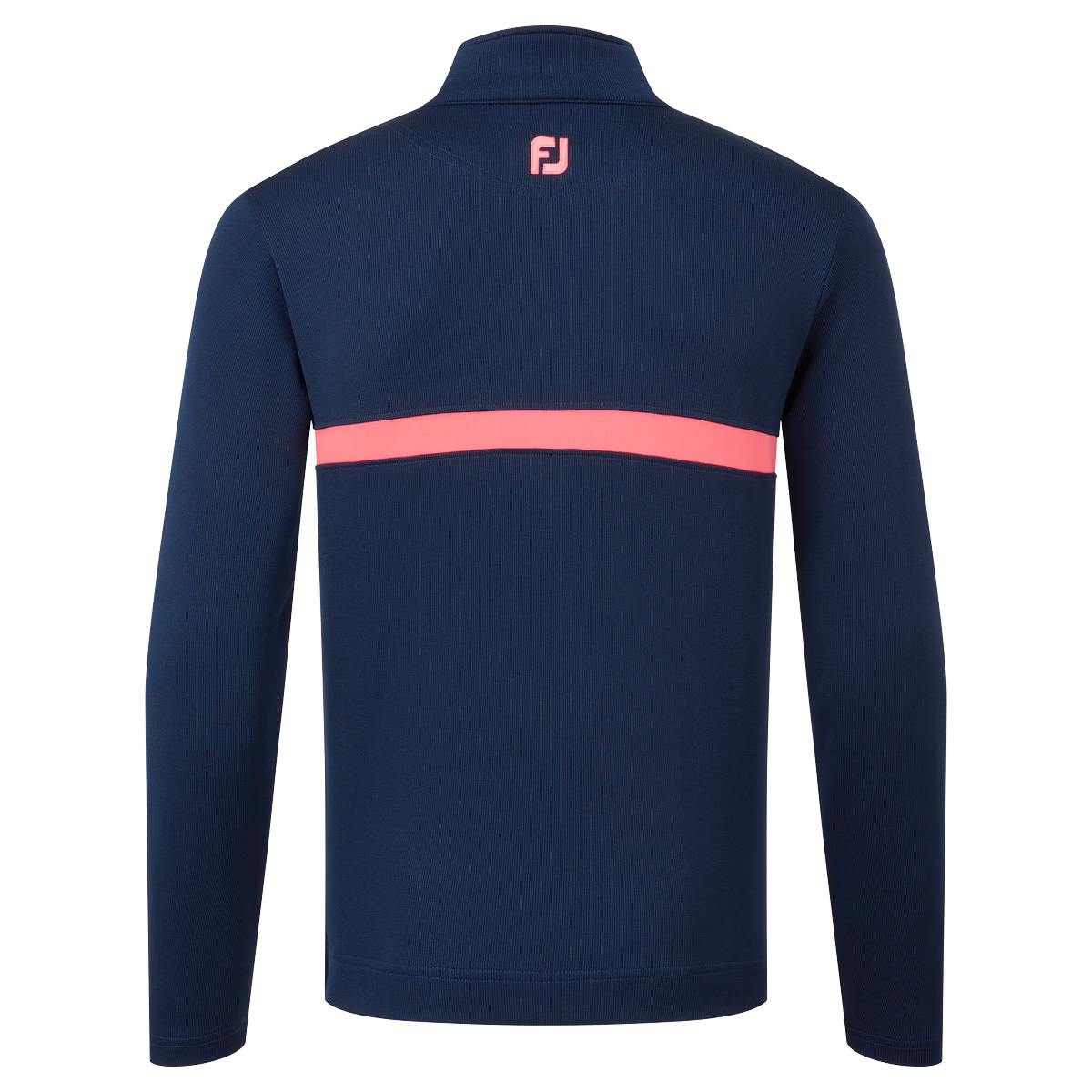 FootJoy EU Inset Stripe Chill-Out Mens Golf Mid Layer  - Navy