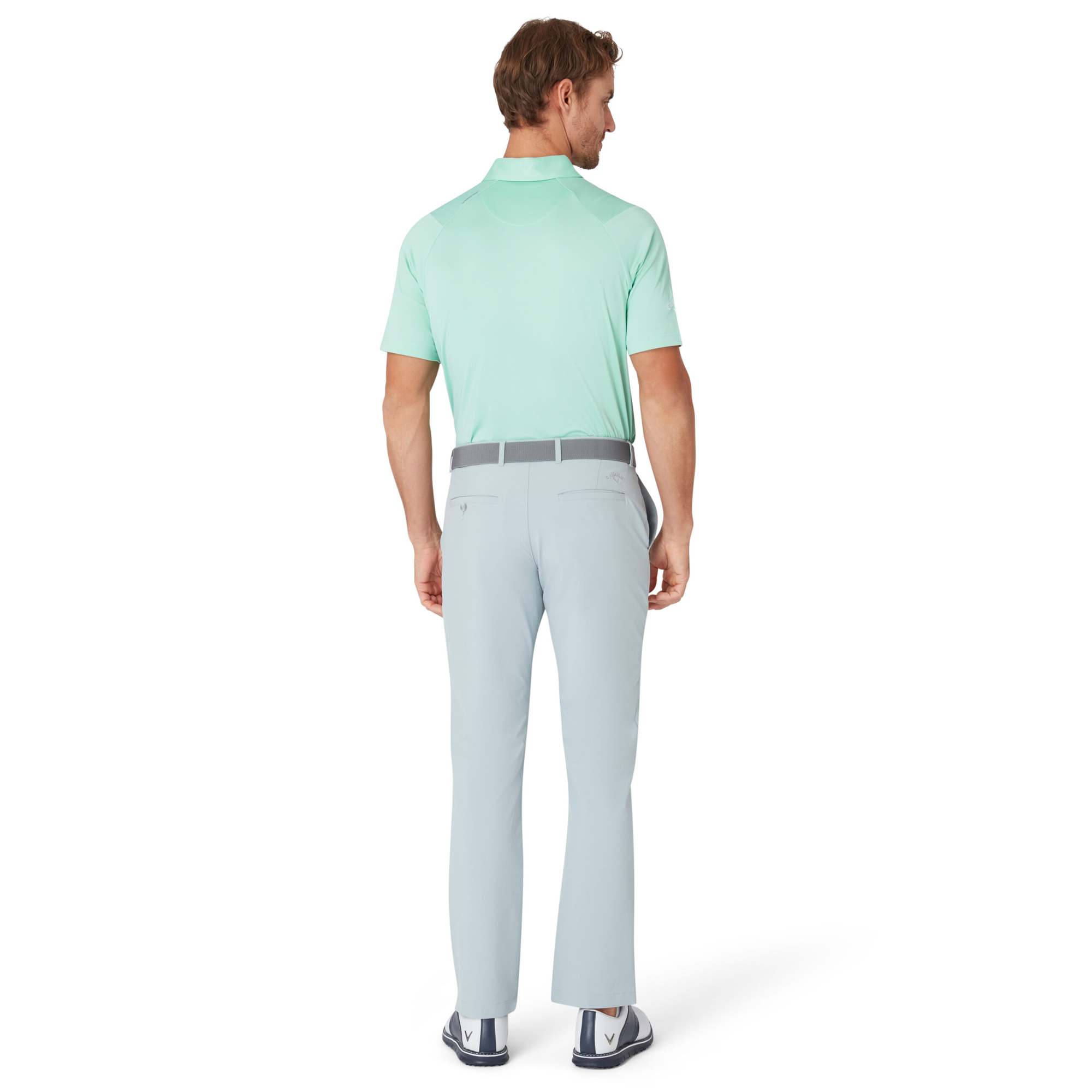 Callaway Golf Mens 2025 Swingtech Solid Stretch Moisture Wicking Polo Shirt - Picture 20 of 29