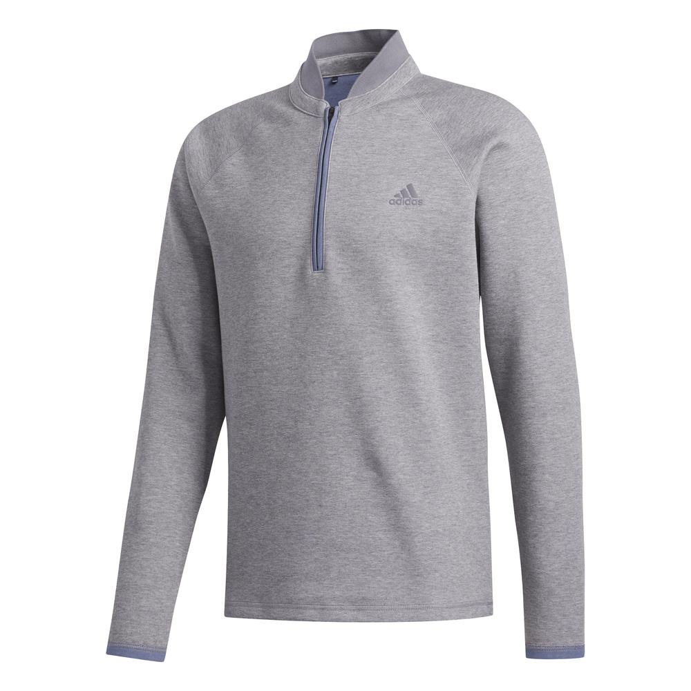 adidas Golf Mens Club Sweater  - Grey Heather