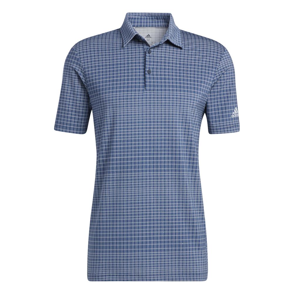 adidas Golf Ultimate365 Allover Print Primegreen Polo Shirt  - Crew Navy/Halo Blue