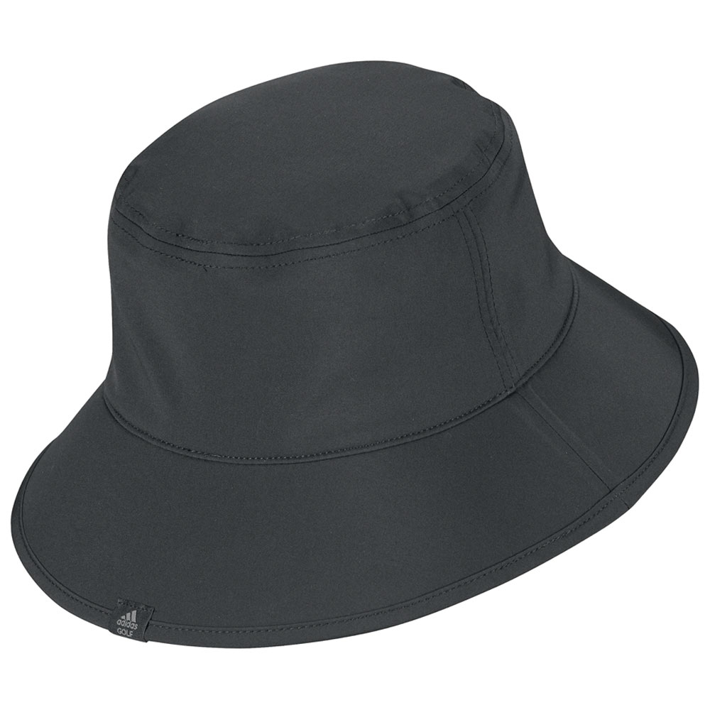 adidas Mens RAIN.RDY Golf Bucket Hat  - Black