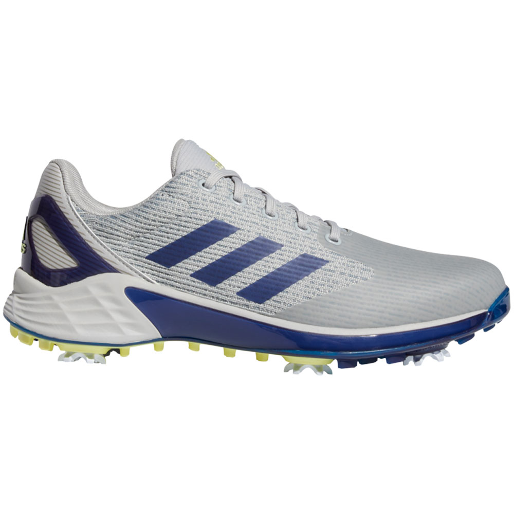 adidas ZG21 Motion Mens Recycled Polyester Golf Shoes  - Grey Two/Victory Blue/Pulse Yellow