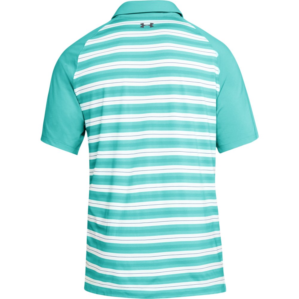 under armour striped golf shirt