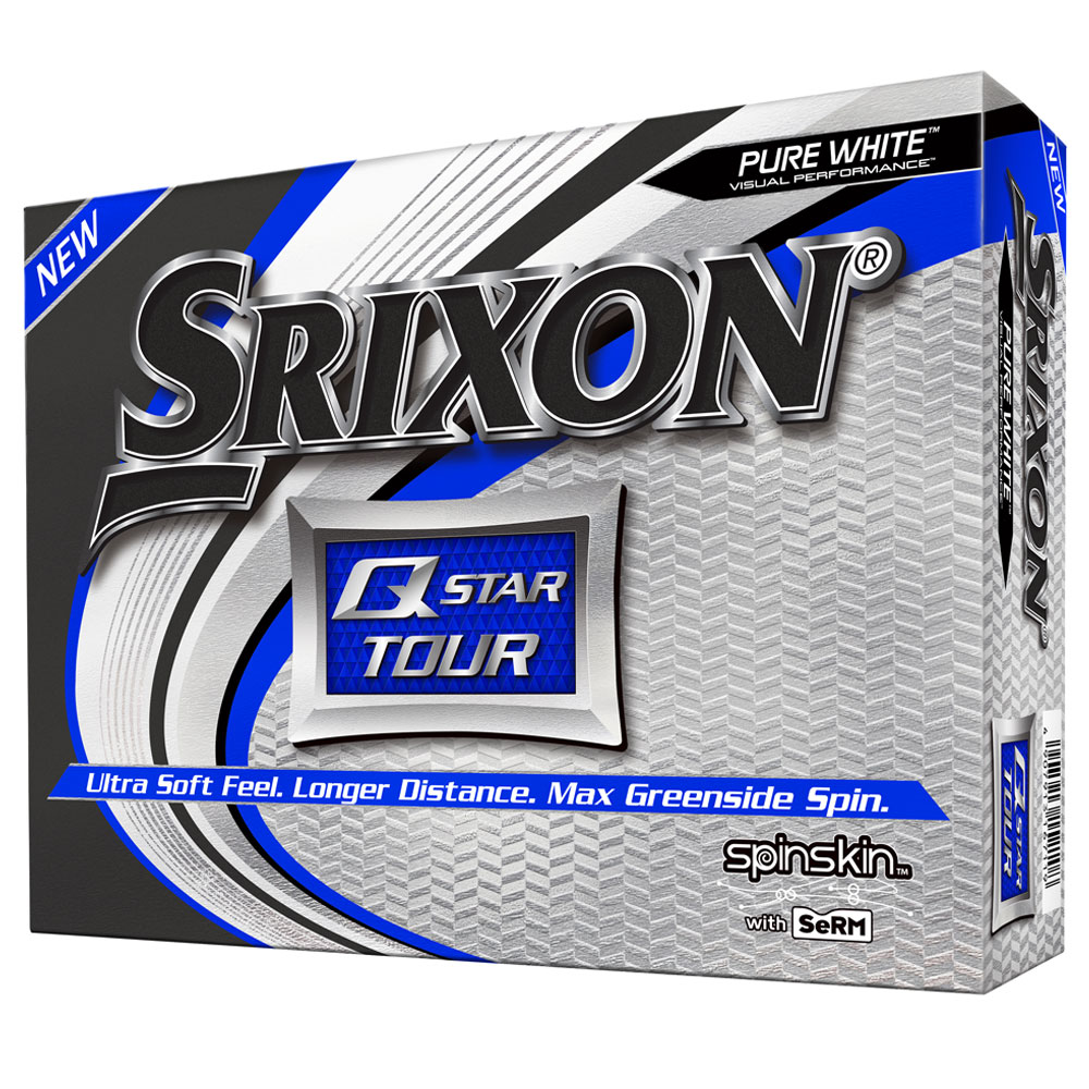 Srixon Q-Star Tour Golf Balls  - Pure White