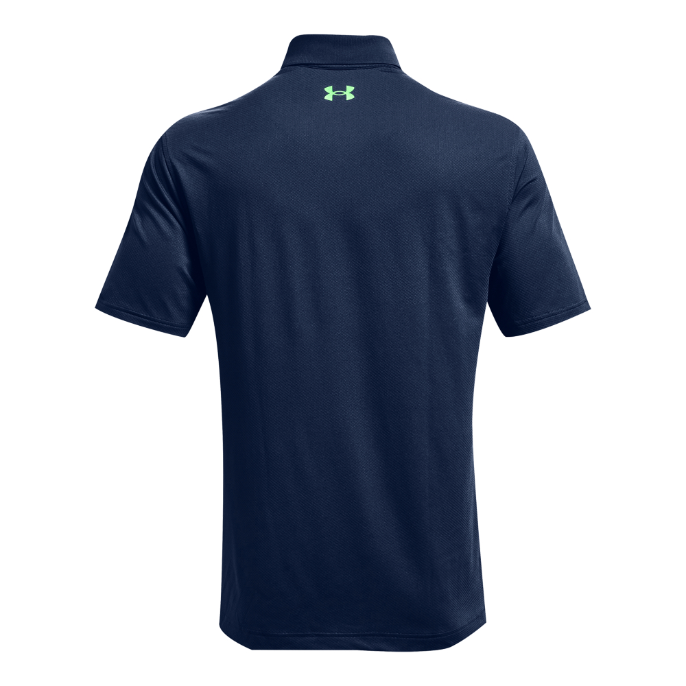 Under Armour Mens Performance Graphic Golf Polo Shirt  - Academy/Stadium Green