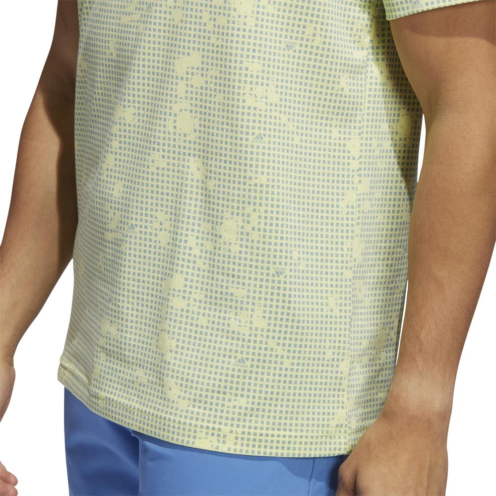 adidas Golf Night Camo-Print Primegreen Polo Shirt 