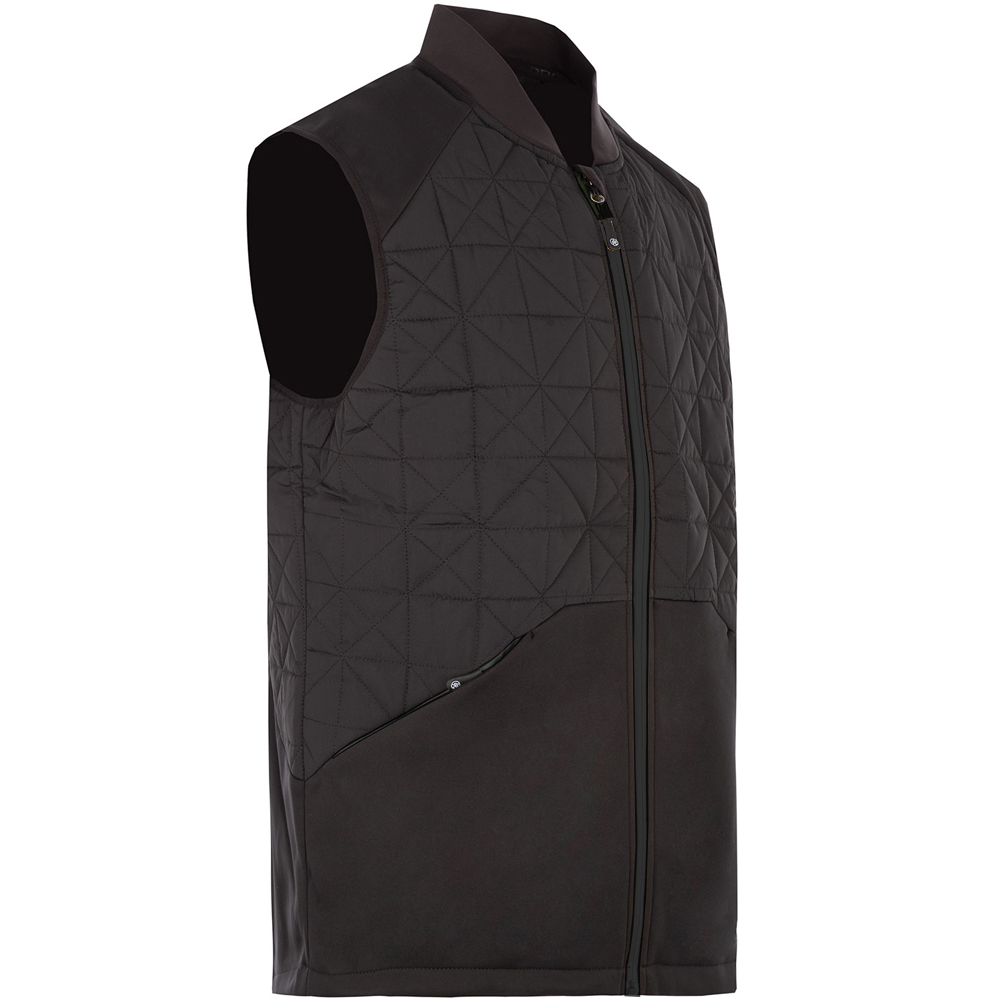 Proquip Mens Therma Bora Quilted Golf Gilet  - Black
