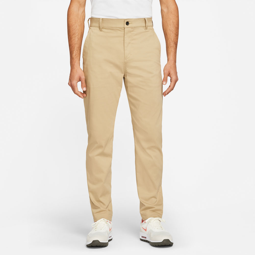 Nike Golf Dri-Fit UV Chino Pants Slim Trousers  - Parachute Beige