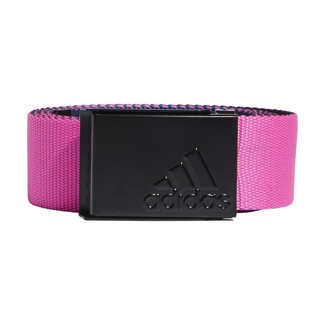 adidas Golf Mens Reversible Webbing Belt  - Screaming Pink