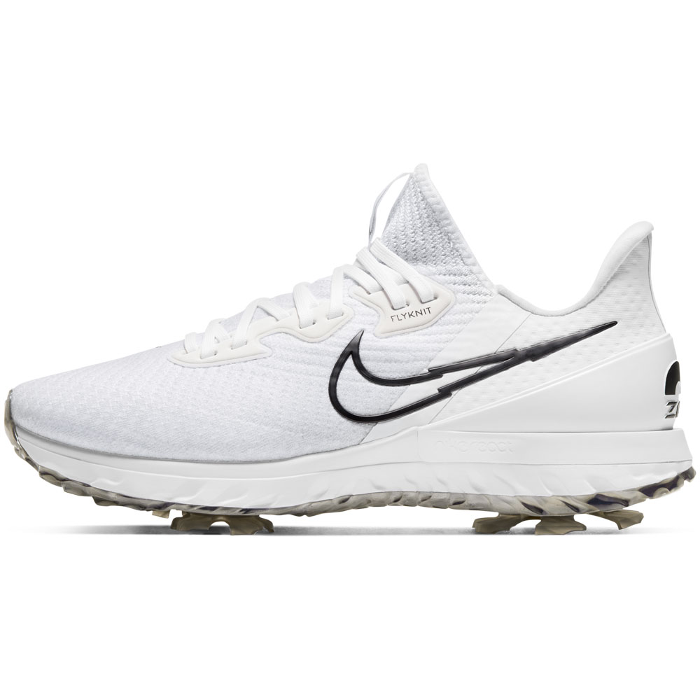 Nike Air Zoom Infinity Tour Waterproof Golf Shoes  - White/Black/Platinum