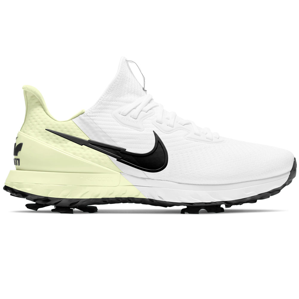 Nike Air Zoom Infinity Tour Waterproof Golf Shoes  - White/Black/Barely Volt
